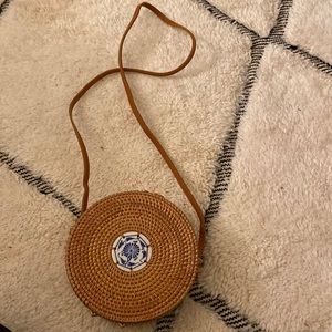 Straw Crossbody Purse